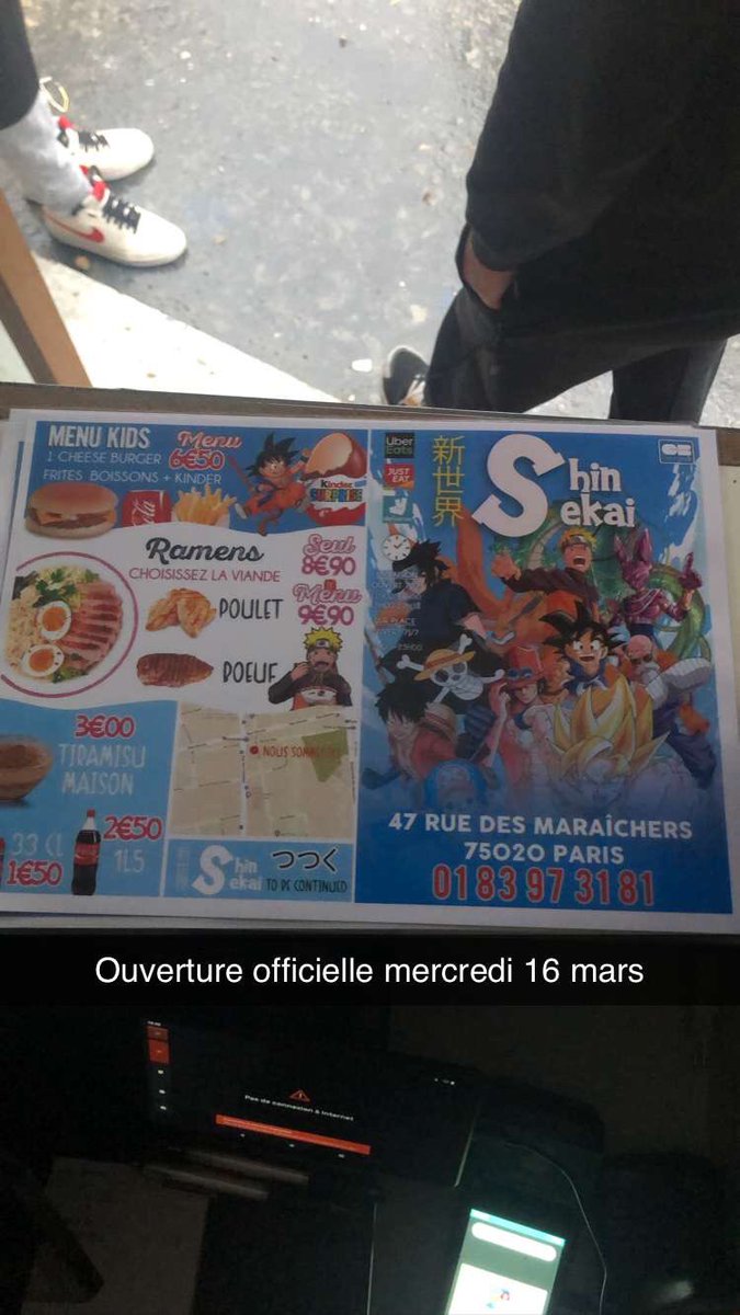 foufoo91's tweet image. Nouveau fast Food 47 rue des maraîchers 75020 paris smash burger ramen