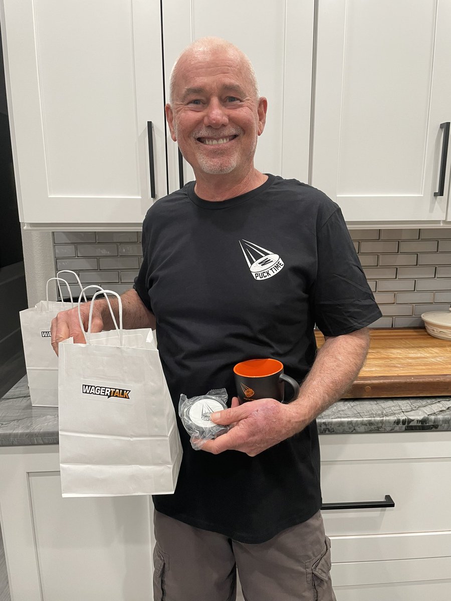 Thanks for the swag <a href="/WagerTalk/">WagerTalk</a> <a href="/PuckTimeWT/">WagerTalk’s PuckTime</a>