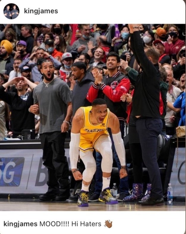 NBALAKERSBLOG's tweet photo. LeBron en IG: "Hola haters 👋🏼" https://t.co/knM4zFUMao