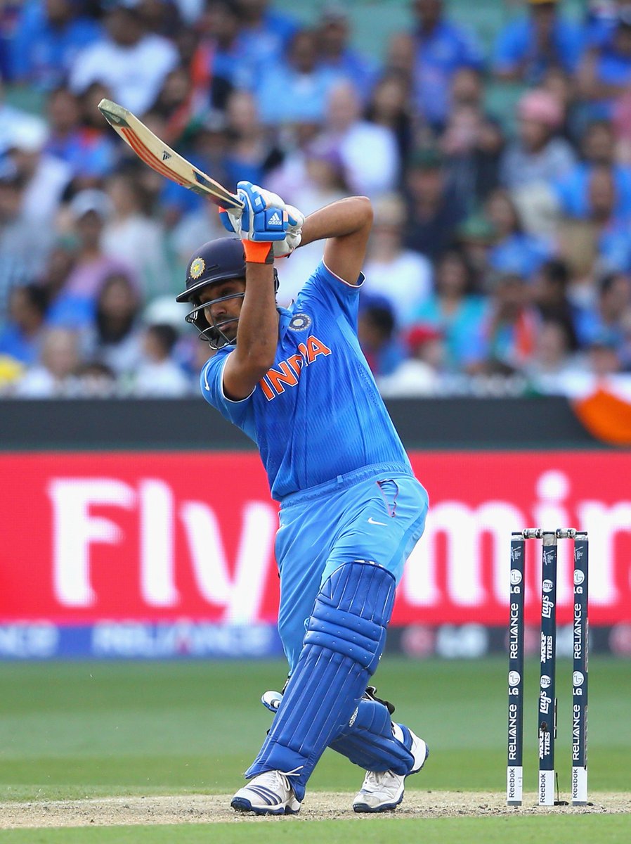 rohittv_45's tweet photo. On This Day 

Indian star opener batsman #RohitSharma scored a brilliant 137-runs knocked off facing 12-balls including 14-fours and 3-sixes helped to India set up the run-a-ball total of 302 against Bangladesh in the 2nd Quarter-Final match of ICC cricket World Cup.

@ImRo45 https://t.co/YnAtsJjvpG