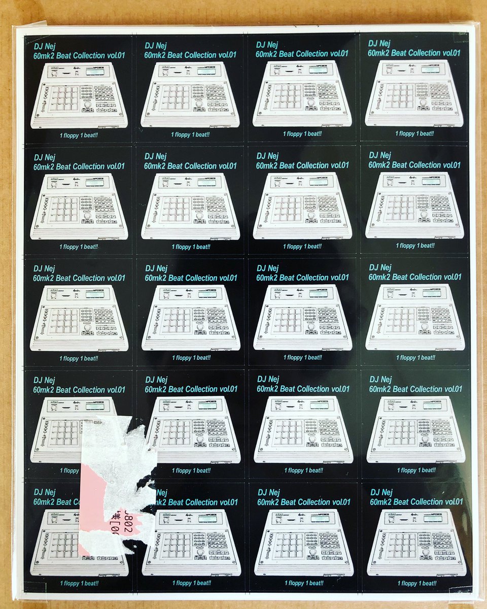 DJ_Nej's tweet photo. ステッカーできました。僕の出演するイベントか僕に遭遇すると貰えます。高円寺、中野あたりはエンカウント率が高いです。イベントは4/3日曜中野で夕方からイベントやります。詳細はまた。#akai #akaimpc #mpc60 #mpc60ii #mpc60mk2 #beatmaker #beatmake #hiphop #lofihiphop https://t.co/4nx5LV6W7q