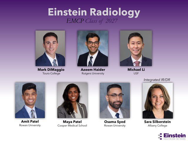 Einstein Radiology Residency (@einsteinradres) on Twitter photo Congrats to all the future radiologists who matched at <a href="/EinsteinRads/">EinsteinRadiology</a>! We are so thrilled and excited to meet you! 🎉 Congrats to all the future radiologists who matched at <a href="/EinsteinRads/">EinsteinRadiology</a>! We are so thrilled and excited to meet you! 🎉