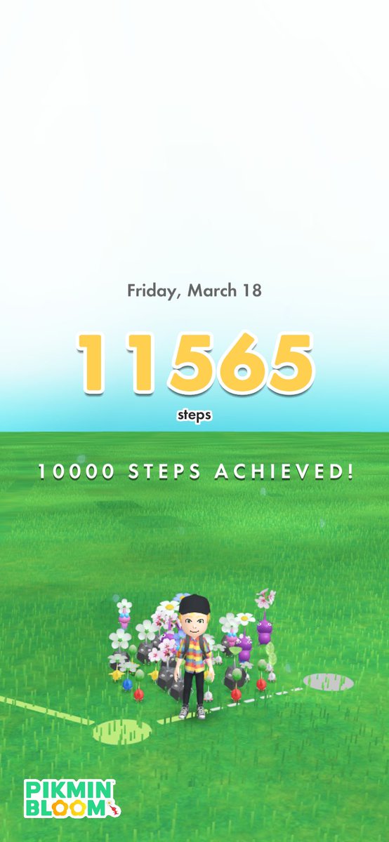 JohnnyTourz's tweet photo. With Over 11,000 Steps Completed,
I can say each step is better than the last!
Keep Getting Those Steps In!
#Niantic #Pikmin #PikminBloom #10K #10KSteps #GoingForGreat #KeepMoving #DailyPikminBloom https://t.co/QNj1XvpwcC