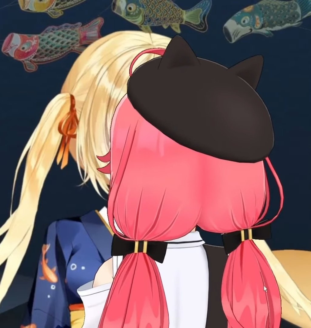 itoridayo's tweet photo. AME AND MIKO FINALLY KISSED BUT IN MASCOT FORM LMAOOO 🤣
#つながるホロライブDAY1 https://t.co/7DcpzlsZ1O