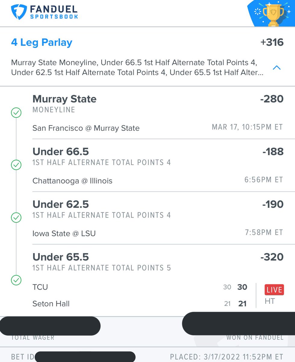 BeatTheOddsPod's tweet photo. Gotta go through all these games to get the final record but the last two days I just looked at the adjusted defense efficiency/matchups that fit best with this trend - then teased it.
Def gotta use it for next years tournament.
#Marchmadness 
#BTOTrends
#GamblingTwitter https://t.co/dLk02FvBF7