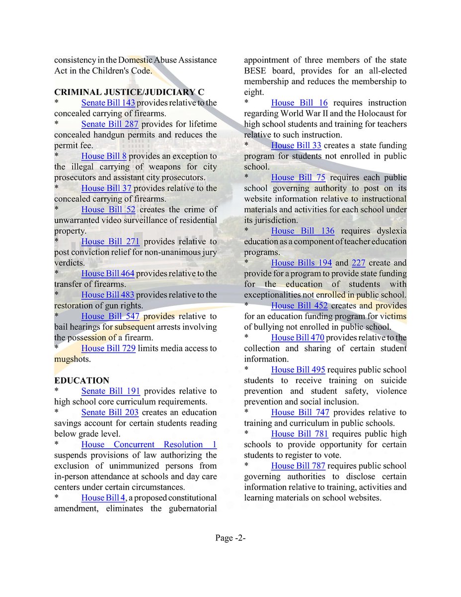 StateJohnson's tweet image. State Representative Mike Johnson  Week One of 2022 Legislative Session - mailchi.mp/8416e3cacda1/s…