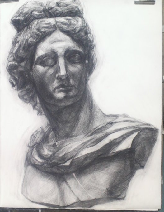 石膏デッサンのtwitterイラスト検索結果