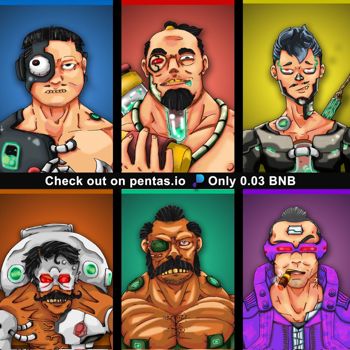 Salam FAM #pentasian <a href="/pentas_io/">Pentas | NFT Marketplace</a>
Grab now collection of Hero and Villain Malaya FP from 0.03~0.04 bnb. 😁🤖👹 More is coming...