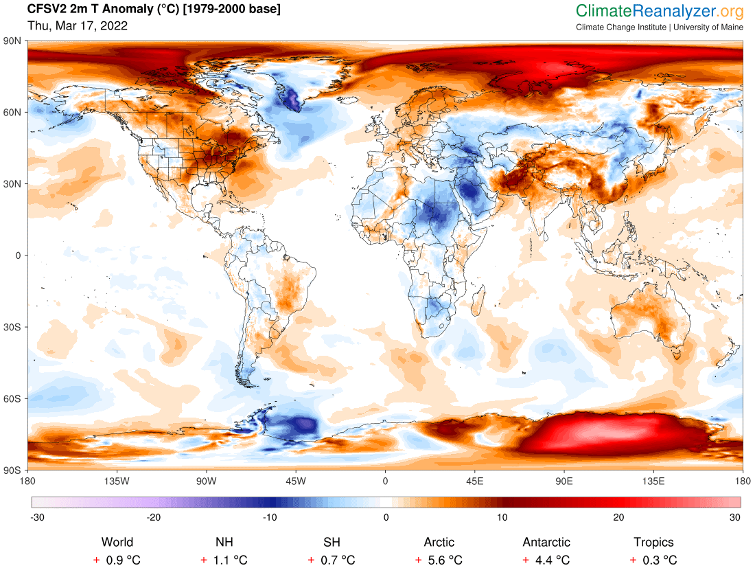 ZLabe's tweet photo. Remarkable extreme events ongoing in both the #Arctic and #Antarctic the last few days - related to the poleward transport of heat+moisture (separately)

[Graphic from https://t.co/53SpSZcJCa] https://t.co/qHU0u9HLt0