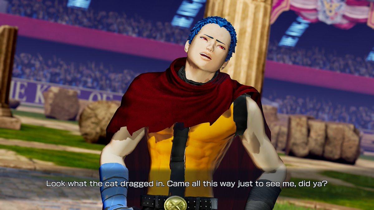 I did it.  I finally did it.  And looks like they did animated his eyes lol.

#KOFXV #kingoffighters #krohnen #k9999 #mod King of Fighters XV