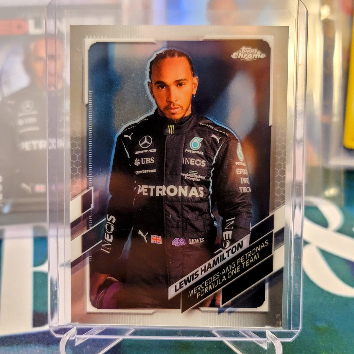 JayBobSons's tweet photo. ⚠️ Lewis Hamilton Giveaway! ⚠️ A new F1 season is here, I was fortunate to get more Hamiltons in a recent break than all the 2020 product I opened! Up for grabs is this base 2021 Chrome #1 Portrait! To enter:

1. Like this post! ✅️
2. Follow me 😇
3. RT this post ♻️

🏆 on 3/25 https://t.co/DwEU1k99WU