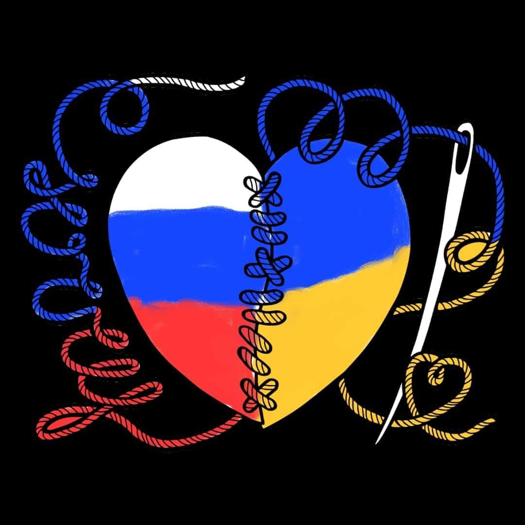 safehands08's tweet photo. My 7yr daughter made me realise how important to stitch together the broken relationship between 2 countries than INTL leaders. We struggle to ans them - why this happens, who is responsible, why cant we able to stop it. #Ukraine #StopWar #Russian @NATO @KremlinRussia_E https://t.co/WUYuEvcSI3