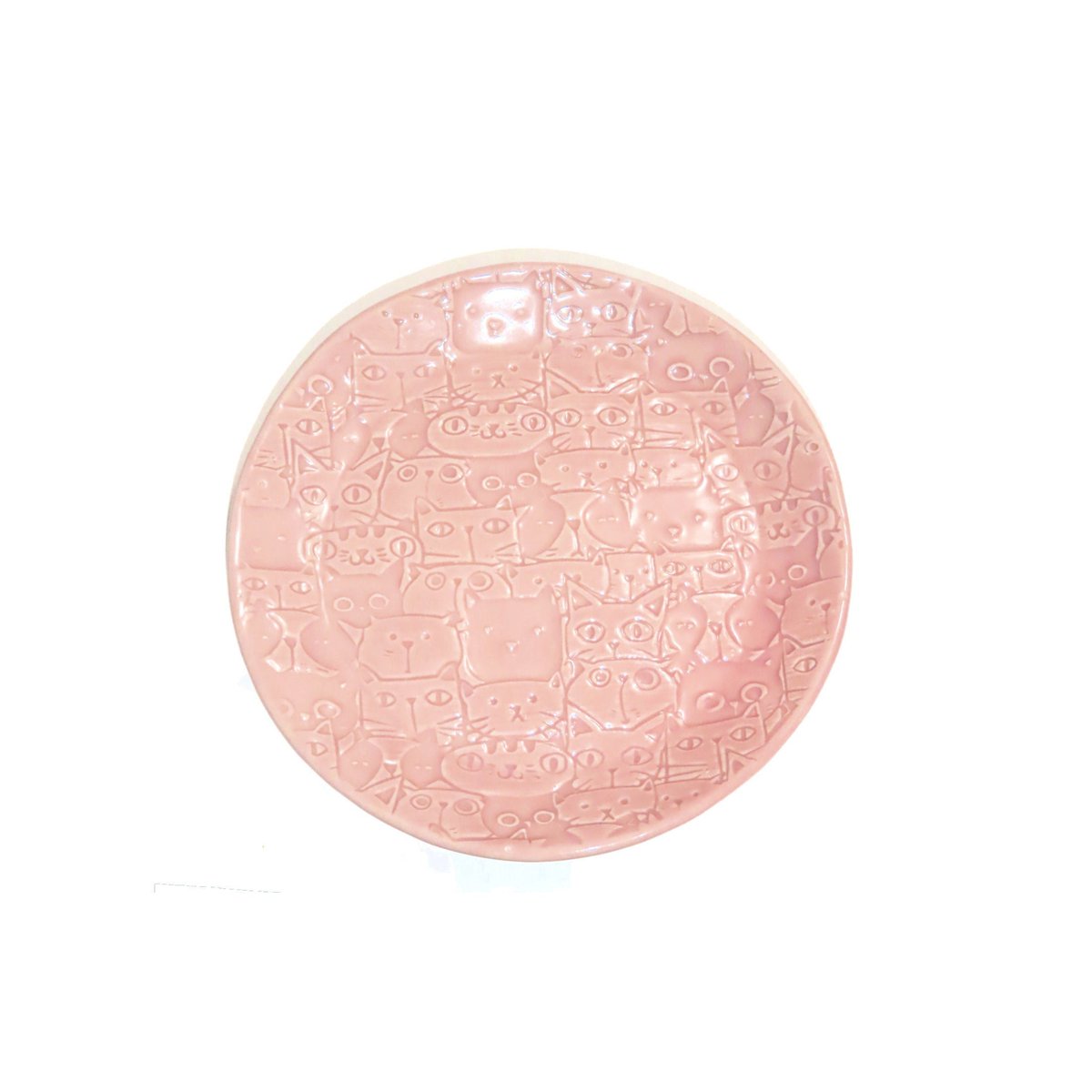 JKCJewelry's tweet photo. Cat Faces Ceramic Plate, Cat Dish, Pink Round Pottery Plate, Hand Built Pottery, Cat Lover, Cat Faces, Gift Idea, Home Décor, Cat Décor https://t.co/XRv5mgSZ58 #ceramics #art #handmade #pottery #RoundDish https://t.co/RsVcWClHZN