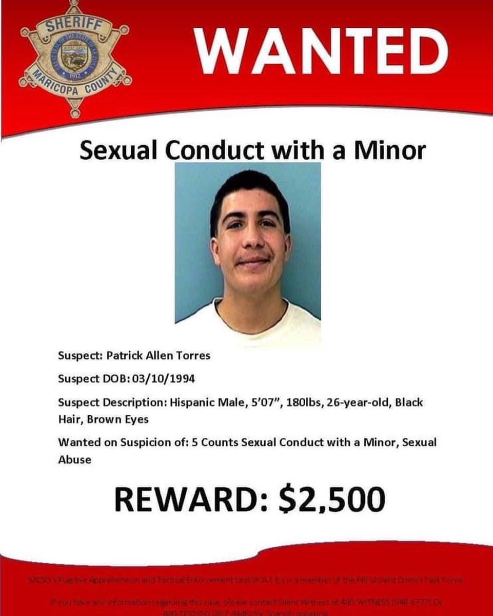 MCSOAZ's tweet photo. The Maricopa County Sheriff’s Office is asking the public for information regarding the following #suspects. 
If you have any information regarding any of these cases, please contact @silentwitnessaz  at 480- WITNESS (480-948-6377) or 480-TESTIGO (480-837-8446).
#MostWanted https://t.co/IkB5tgrKfj