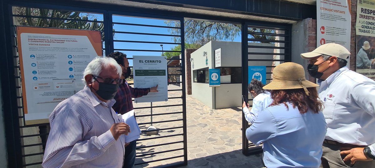 SndtscQ's tweet photo. Hoy se llevó a cabo el recorrido de verificación con @INAHQueretaro

Se garantizan las condiciones sanitarias y de seguridad que estarán vigentes durante el Equinoccio del 18 al 21 en su horario de apertura de 9 a 16 horas en @ElCerrito_INAH con apoyo de Municipio de Corregidora. https://t.co/ZvA9Kk5aCZ