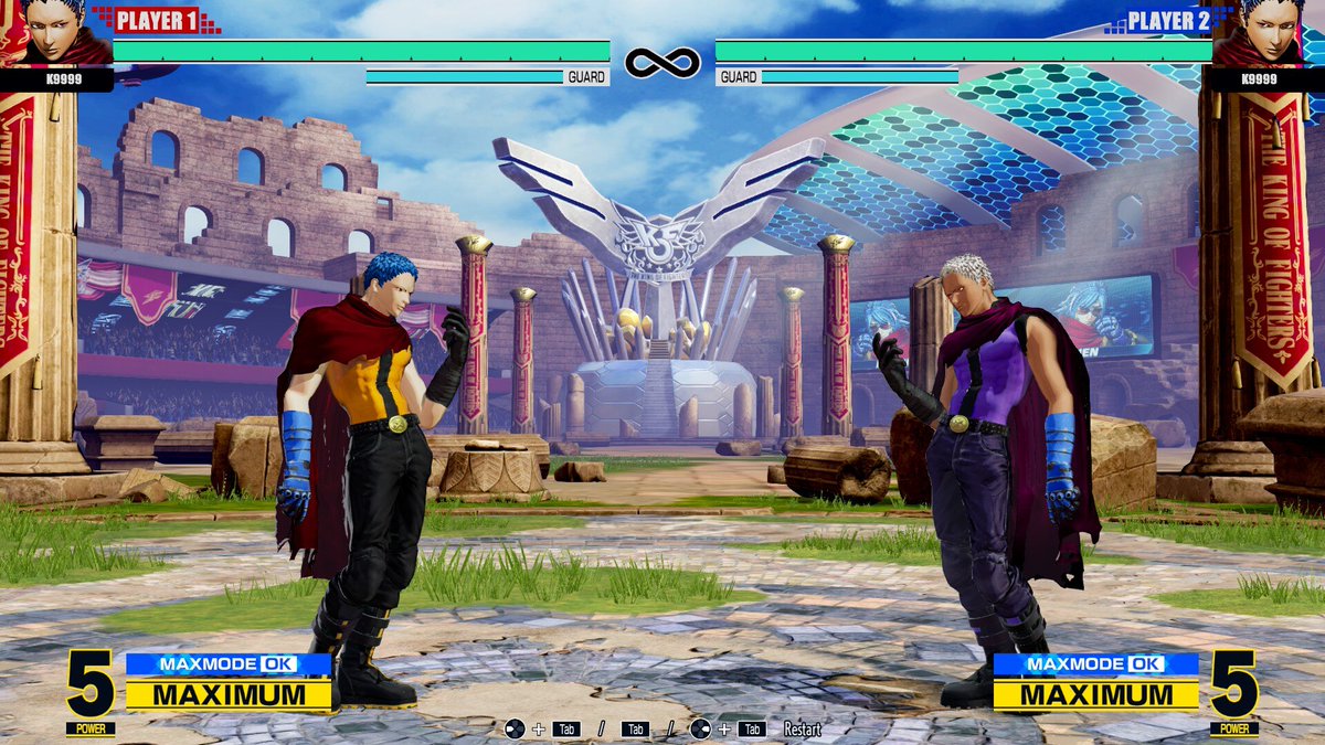 I did it.  I finally did it.  And looks like they did animated his eyes lol.

#KOFXV #kingoffighters #krohnen #k9999 #mod King of Fighters XV