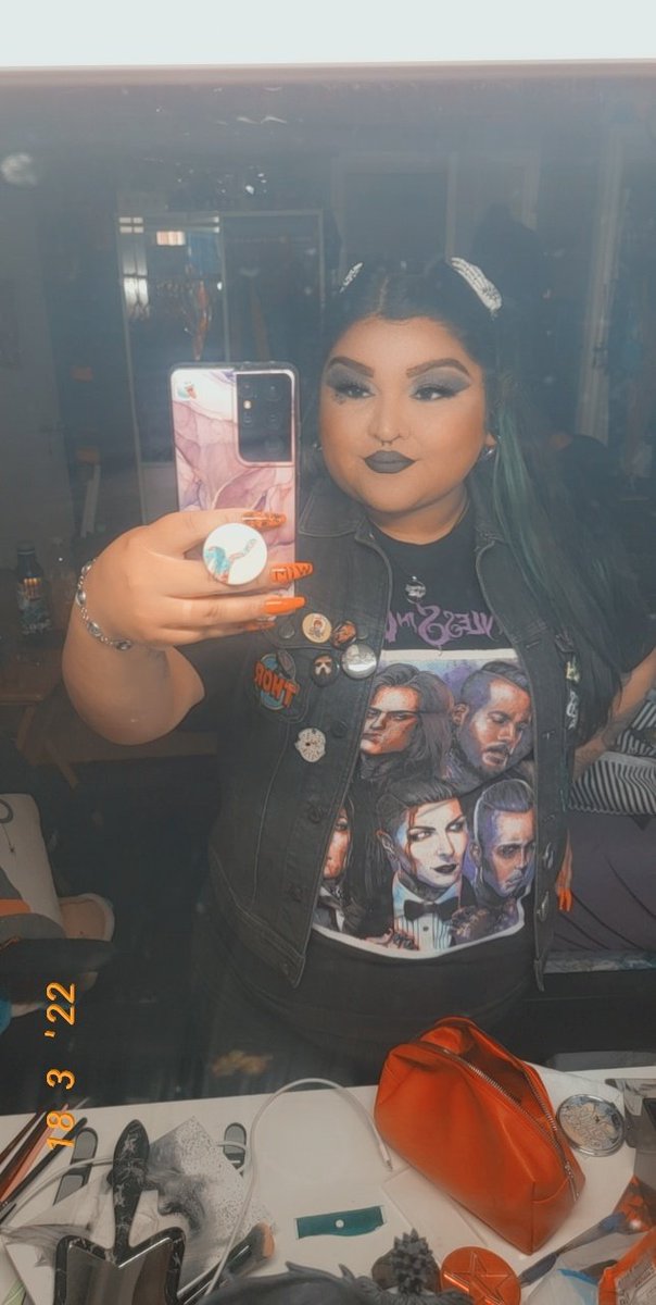 Star_Motionless's tweet photo. I'm ready! 🤘🧡 #MIW #TrinityOfTerrorTour @MIWband https://t.co/RADALx5E73