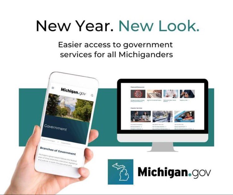 AndrewJBelanger's tweet photo. 20+ new @migovernment sites were launched on our new web platform tonight as part of our website modernization project. Check out the list of sites at https://t.co/3yNJVwqcAw. Great work to the #MiGovDigital team for your continued efforts to improve access to #StateGov services. https://t.co/BhuF8wJEnI