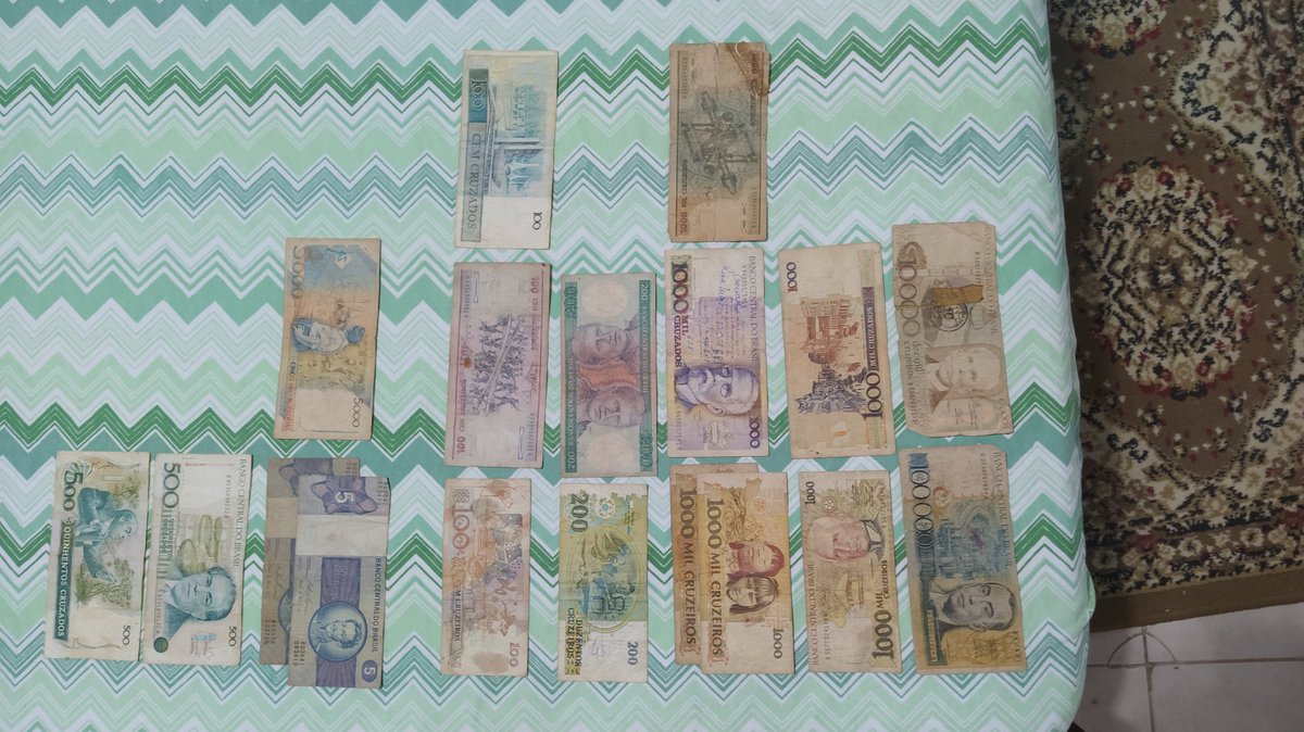 lc_parente's tweet photo. @maneco1964 Here is is my personal collection that I inherited from my uncles and father. 
.
PS.: I myself from yearly 80s took 2 currency resets. Be prepared! https://t.co/iXNbd01eQl