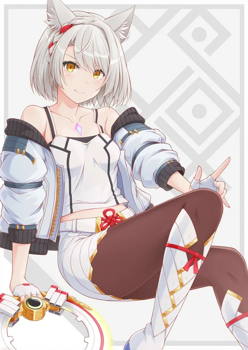 ミオちゃん(ΦωΦ)完成ver #ゼノブレイド3 #ミオ(ゼノブレイド3) #猫耳 https://t.co/sUlNuT8G0E 