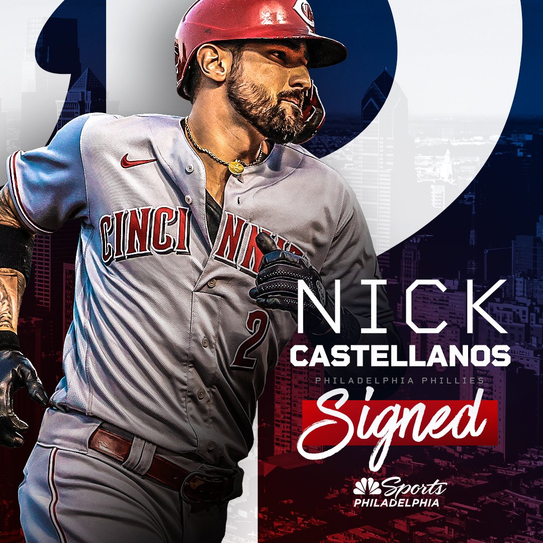 NBC Sports Philadelphia on X: Welcome to Philly, Nick Castellanos! 👏🙌   / X