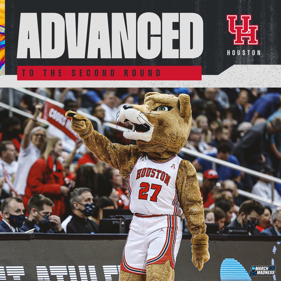 COUGARS ROLL IN PITTSBURGH

(5) Houston takes down (12) UAB 82-68 and move on to face (4) Illinois on Sunday

#MarchMadness
