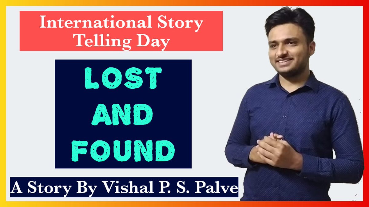 its_rrp's tweet photo. Celebrating International Story Telling Day, The R.E.A.D Club Presents a wonderful Story By Vishal P. S. Palve on the theme “LOST &amp; FOUND”

Check out the YouTube link and enjoy the beautiful narration by Vishal

https://t.co/FOcoiAxiCt https://t.co/c17WGPnNUg