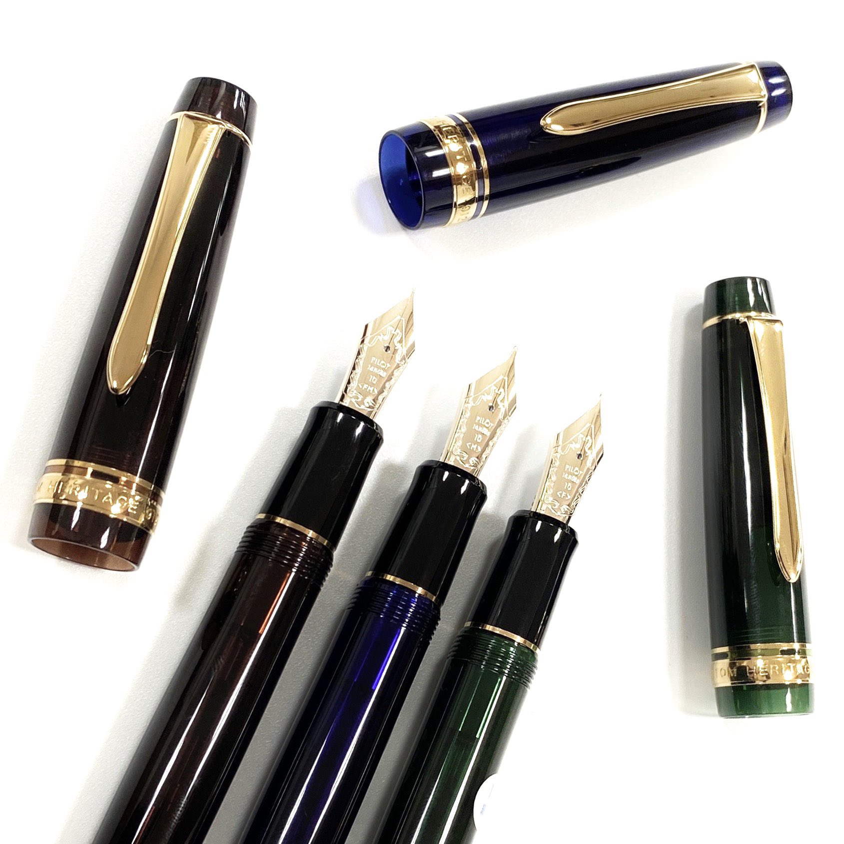 PILOT カスタムヘリテイジ912 ネオクラシックブラウン FMニブ