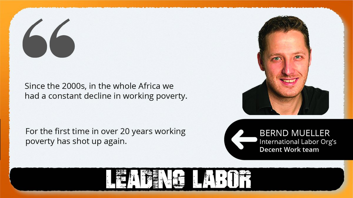 leading_labor's tweet photo. Working poverty is on the rise in Africa due to COVID.  To learn more, please take a moment to listen: https://t.co/fUiuJ0jQbO ⁦@ilo⁩ ⁦@ILOAfrica⁩ ⁦@ILO_Research⁩ ⁦@_cosatu⁩ ⁦@ituc⁩ ⁦@BerndETMueller⁩ https://t.co/z8z7FMn6at