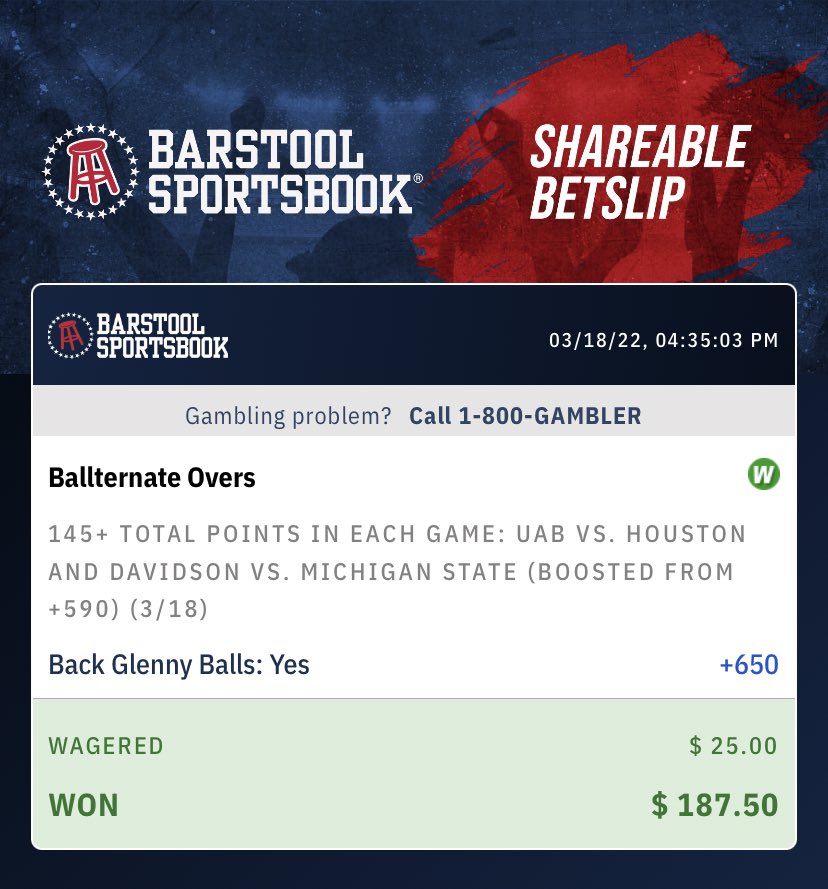 ajg_088's tweet photo. #BarstoolSportsbook THE MOST ELECTRIFYING BET IN COLLEGE BASKETBALL #Ballternate @Glenny_balls #MakeItPermanent https://t.co/os9MEgjsAM https://t.co/gfTlyGVhUm