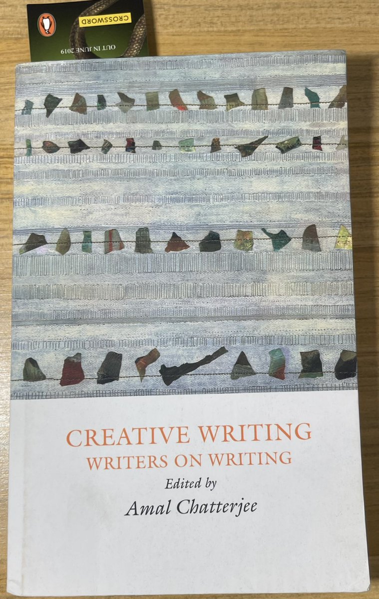 baijendra's tweet image. Reading an interesting book  #creativewriting -writers on writing,edited by @amal_chatt .‘The book not only for those  who want to write,students&teachers of creative writing but also for anyone just interested in the process of creating fiction and poetry ‘Thanks #AmalChatterjee
