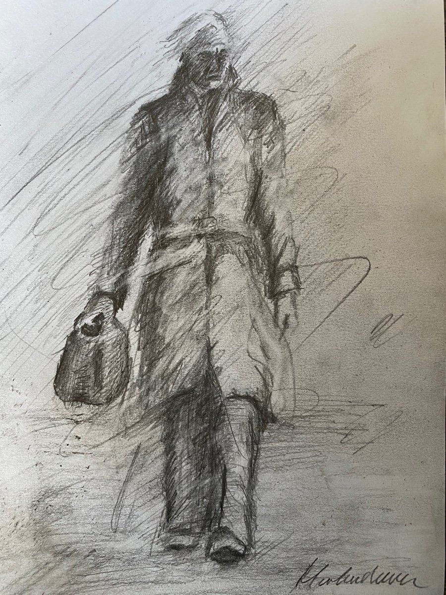 MinshullDuncan's tweet photo. The writers in WHERE MY FEET FALL 
@WmCollinsBooks provided maps, snaps, and sketches for their essays. And here are three self portraits - Harland Miller on a hard shoulder, Will Self on the Isle of Grain @wself &amp; Sally Bayley @SallyBayley1 / @SmithArizona on 'Maltravers Drive' https://t.co/nTu8h8ELpr