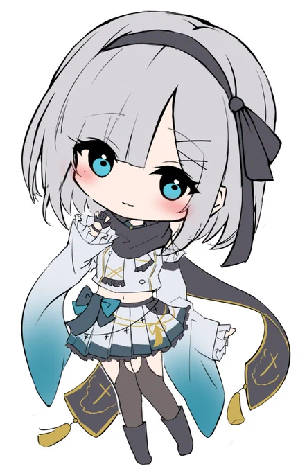 すーちゃんアクキー用イラストのラフ～ 