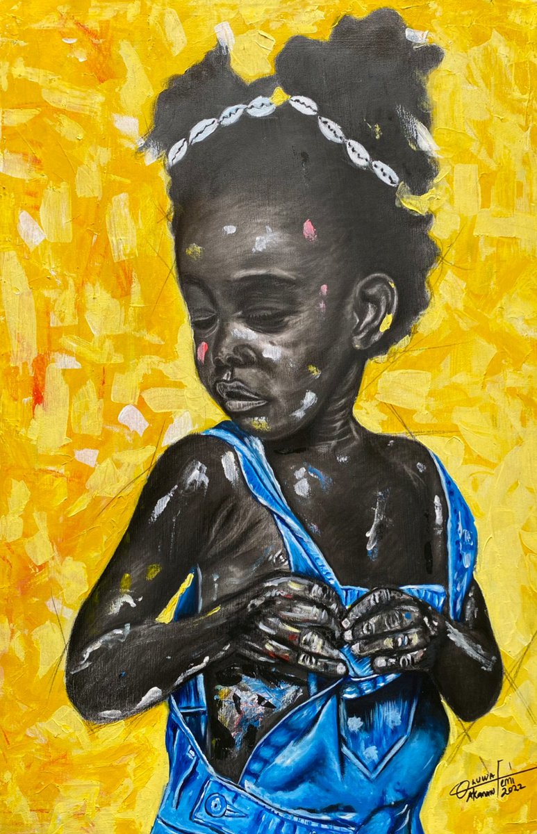 olufemicoded's tweet photo. Morning thought
They neglected our thought, feelings and emotions, then why are you calling children the leader of tomorrow? But children should always remember that we're the hope for tomorrow.
Size: 24/36inch
 #contemporaryartists #ArtistOnTwitter https://t.co/bUBxbQRkyq