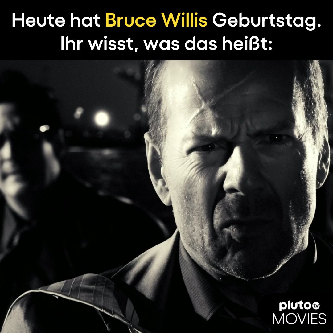 Happy Birthday Bruce Willis! Ab 22 Uhr auf Pluto TV Movies (CH 50): Sin City 