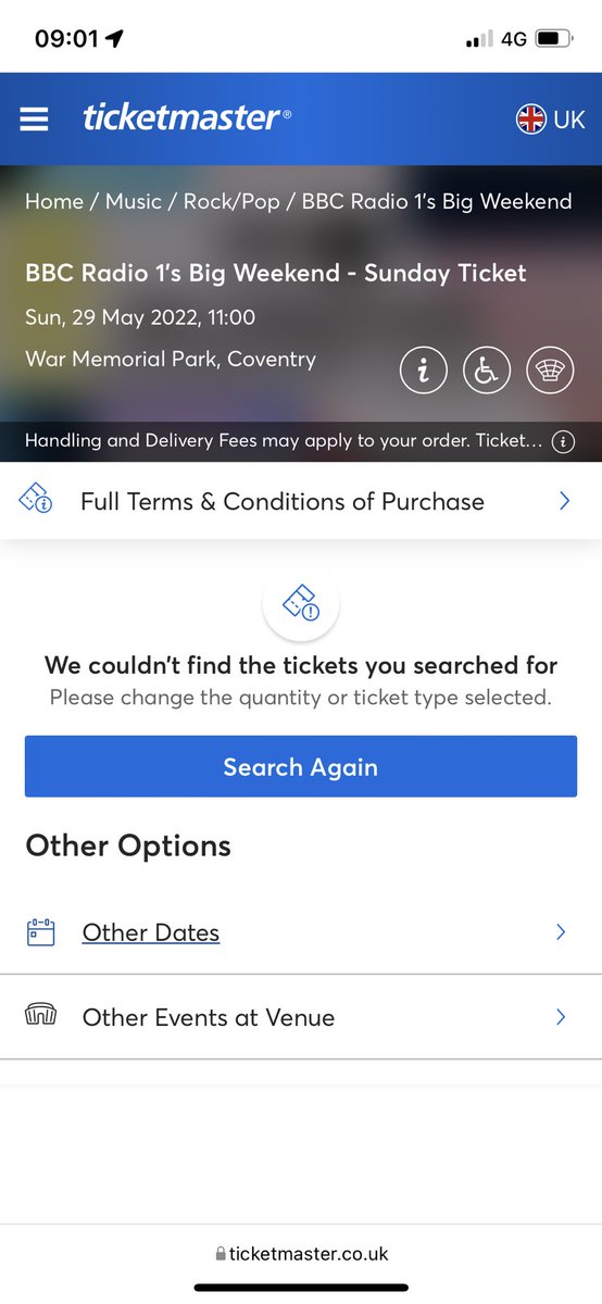 IndiaRoseOB98's tweet photo. @BBCR1 keep saying there’s tickets.. but where? https://t.co/SE0862iqdl