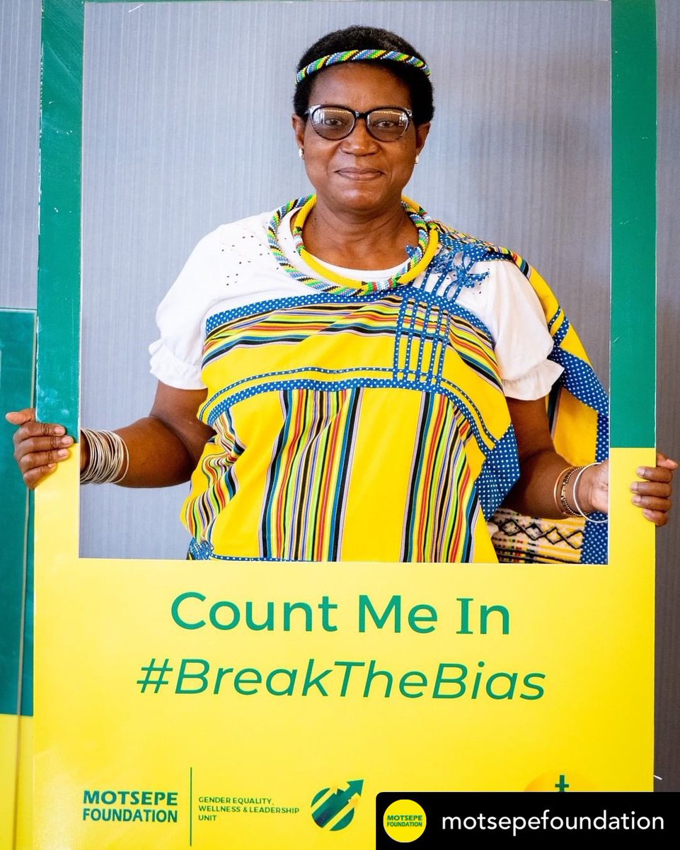 MotsepeFunding's tweet photo. The International Women's Day 2022 campaign theme #BreakTheBias encourages diversity, value equity, and embrace inclusion - whether in the workplace, community, government or industry. Raise awareness against bias. Take action for equality. https://t.co/naegKT1oaJ