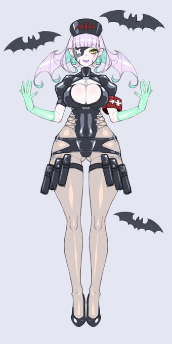 ラテックス吸血ナース 