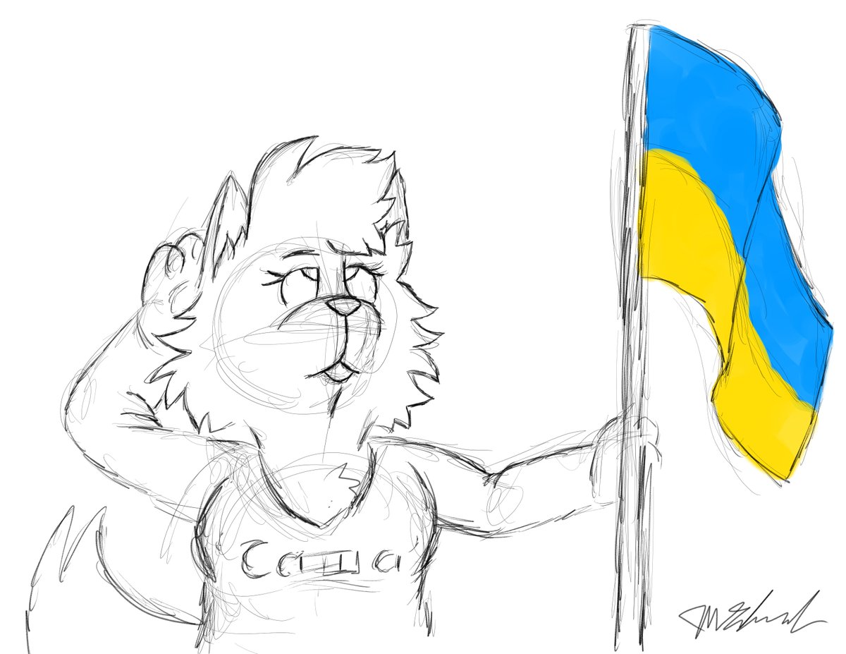TDTandFriends's tweet photo. "I am Russian. Nothing will ever change that. However, I stand with my Ukrainian friends.

Fuck Putin, and anyone who support or follow him. Those who do, is not my friend."

Sasha Zima, showing solidarity. 🐶🇺🇦

#StandWithUkraine https://t.co/5gfxPMn5xv
