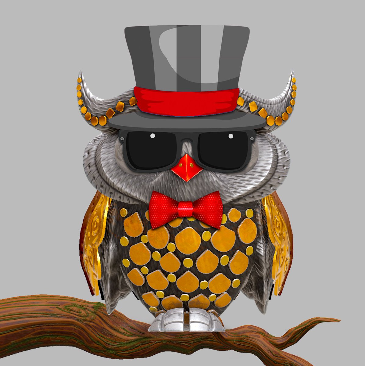 🅾🆆🅻🆄🅲🅺 (So Special) #076 🎩

"Owluck is a Collection of 666 NFT Lucky Owl."

Creator: <a href="/Mehfarsi/">Mehdi Farsi</a>

Exclusively on NFTb Marketplace.

Buy now  ↘️
nftb.io/8181bf314f1fec…

#NFTB #NFTArtist #NFT #NFTcommunity #CryptoArt #NFTs #BSCnft #Art #Artworks #nftart #NFTartworks #nftworld