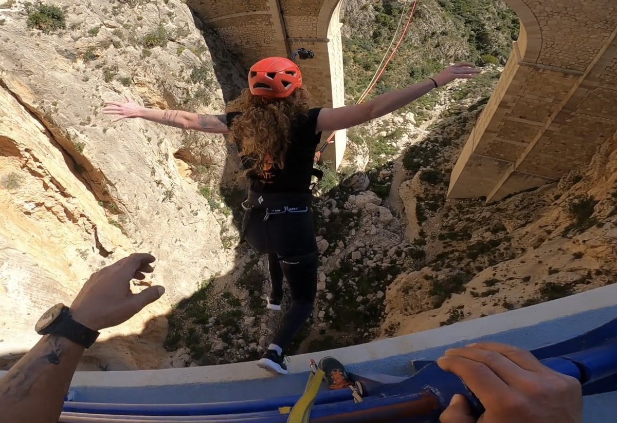 Atreverse es excitar al destino! 
#puenting #adrenalina