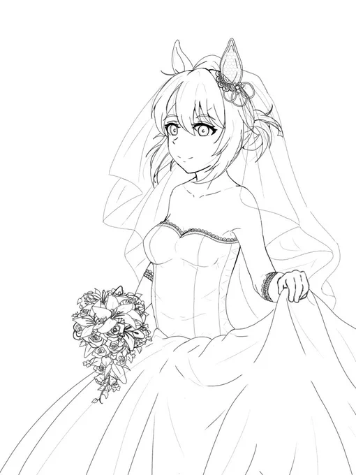 本当は違うイラスト描こうとしてたけど上手く描けたなかったので急遽
ファインモーションです 