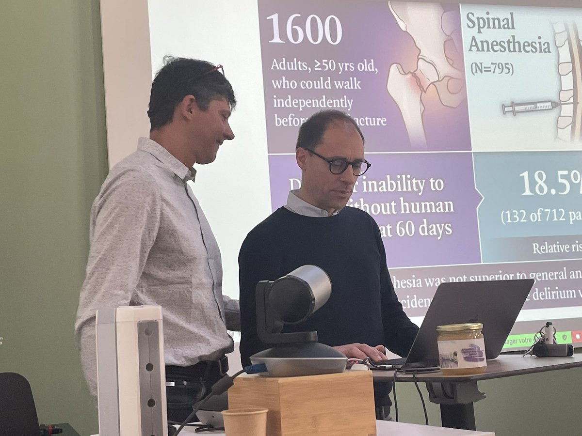 #eDay2022. <a href="/ESRA_Society/">ESRA | European Society of Regional Anaesthesia</a> 
C’est parti pour l’édition parisienne ! 
Le Dr <a href="/sebebloc/">Sébastien Bloc</a> et Dr Dufour animent la session dédiée à la prise en charge des prothèses de genou ambulatoires ou court séjour 

✅ Cathéters périnerveux 
✅ Déambulation 
✅ Cryopression