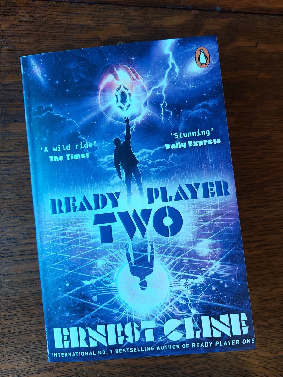 I've started my Ready Player Two journey after picking it from @read_holmfirth last week. Huge sense of foreboding being built up in the story so far... #readyplayertwo https://t.co/v4rIuqsljB