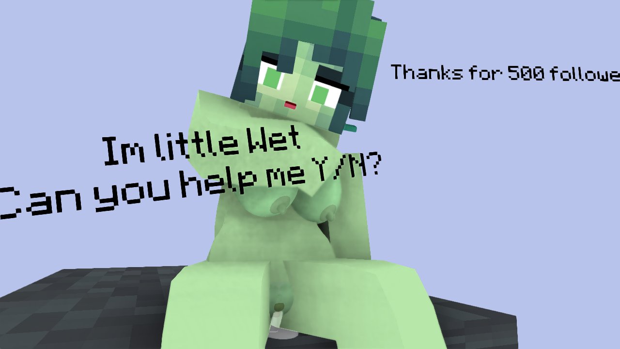 ZombiePrettyGirl on X: Thanks for 500 followers!!! i will do the Pose  later <3 UwU help me im little wet OO t.coL63Ga5GeFe  X