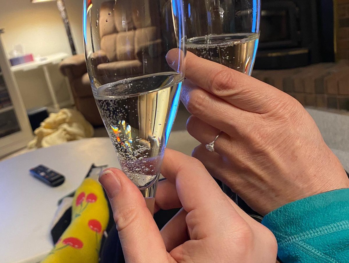 dougwoods's tweet photo. What a marvellous night with @lesleyford8734 said yesssssssss!!! Who knew that all these years after sitting behind Lesley in French class that she’d become my fiancée!  We also just bought our burgeoning family a new house here in Ottawa’s east end! https://t.co/Qv2djG3zIi