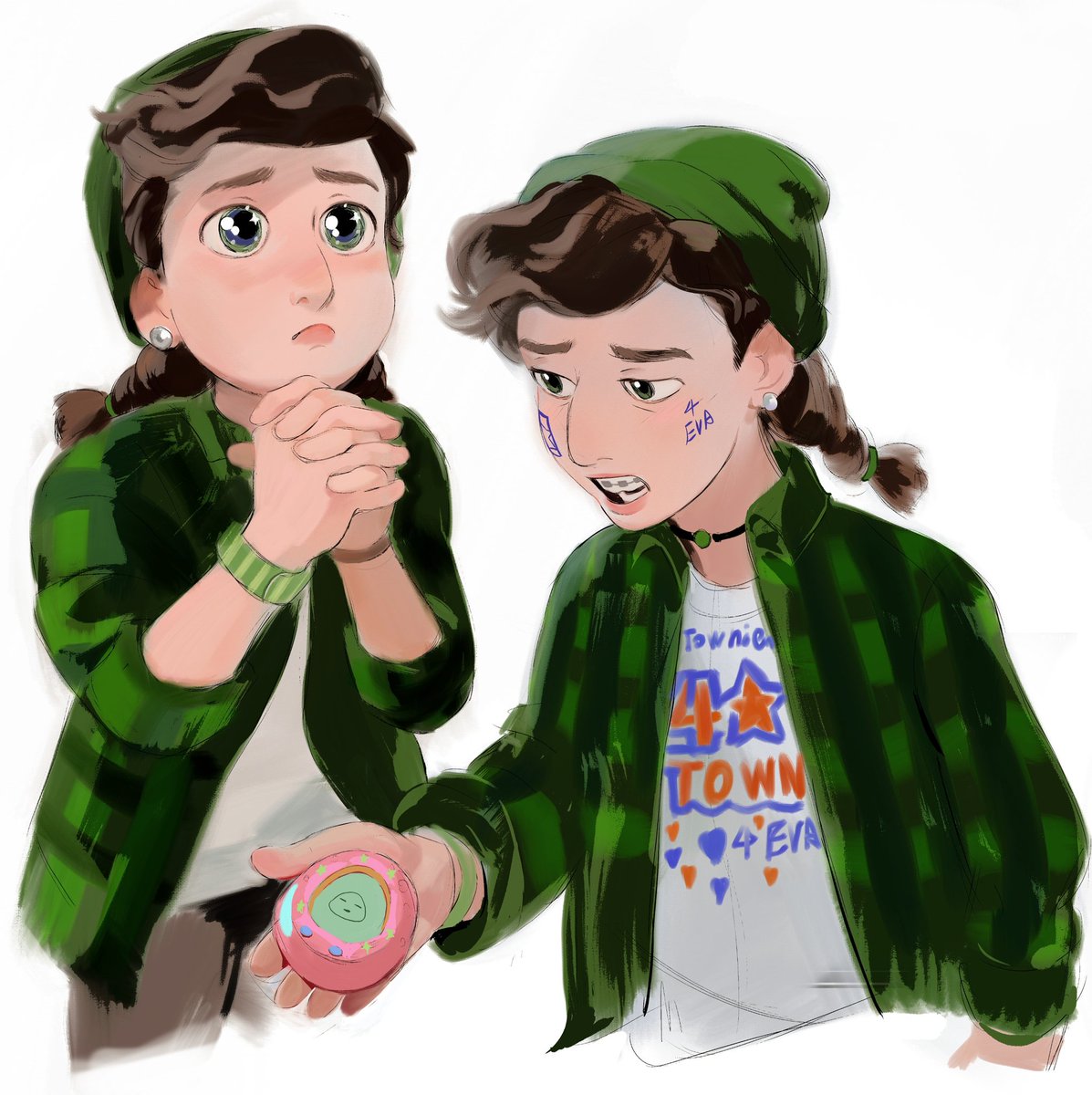 Sdds85's tweet image. 浅画一下可爱宝#TurningRed