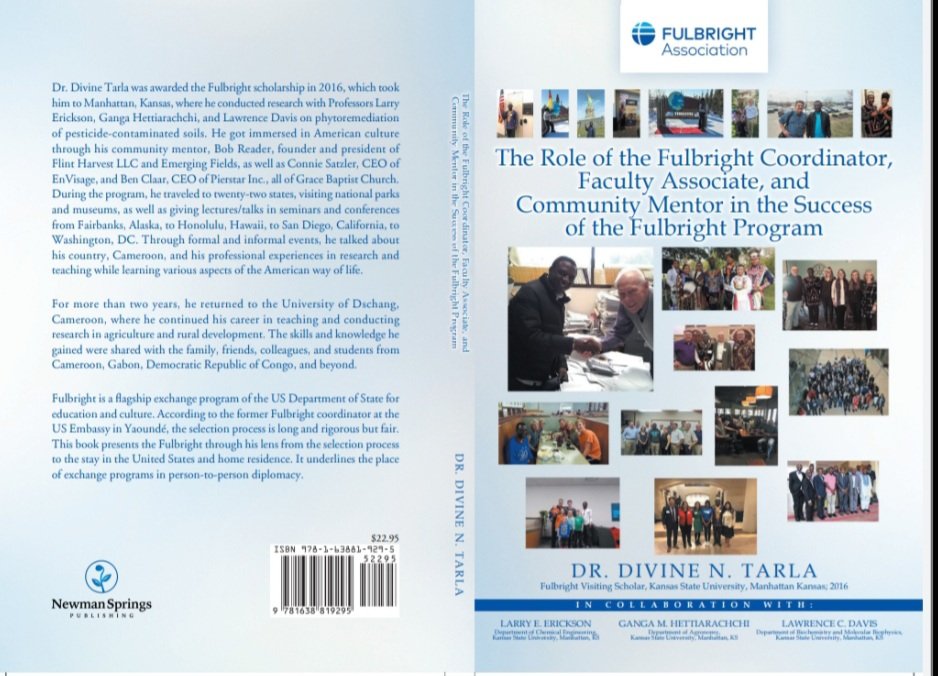 Tarladn's tweet photo. Thankful for this #Book. The stories the period 09/2014- 02/2020 #KState #StateDep #Fulbrightscholar #fulbrightassoc #Manhattan #Patriotism #exchangealumni #Fulbright #UsEmbassyYaounde https://t.co/FNrp0Rf9vR