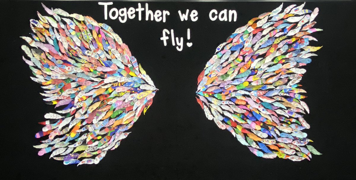 rachaellehr's tweet photo. Words added as well as flags to represent our @Westbeechboro cultures… #HarmonyDay https://t.co/mH9AHkf4kN