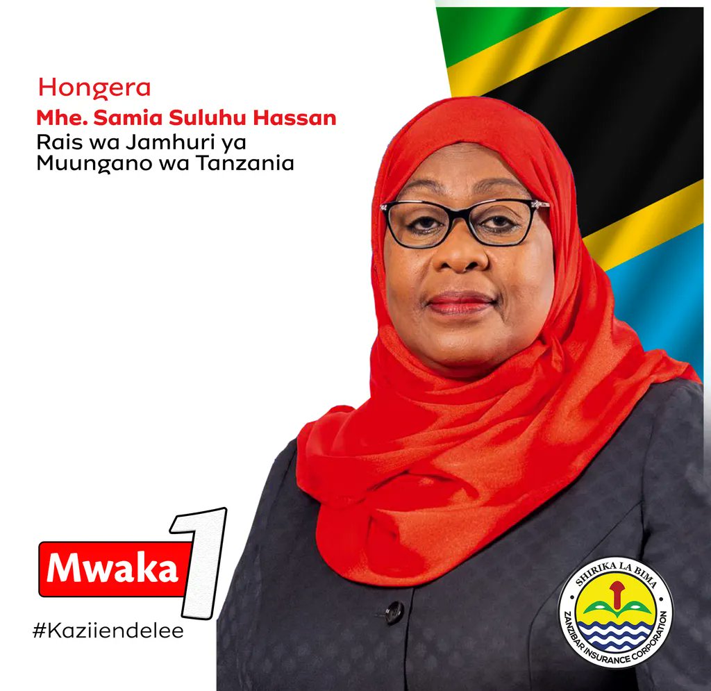 Bodi, Menejimenti na Wafanyakazi wa Shirika la Bima la Zanzibar (ZIC) tunakupongeza Mhe. Rais Samia Suluhu Hassan kwa kutimiza mwaka mmoja madarakani.

#kaziiendelee #MamaYukoKazini #bimanazic